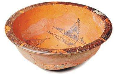 人面魚(yú)紋盆仿品